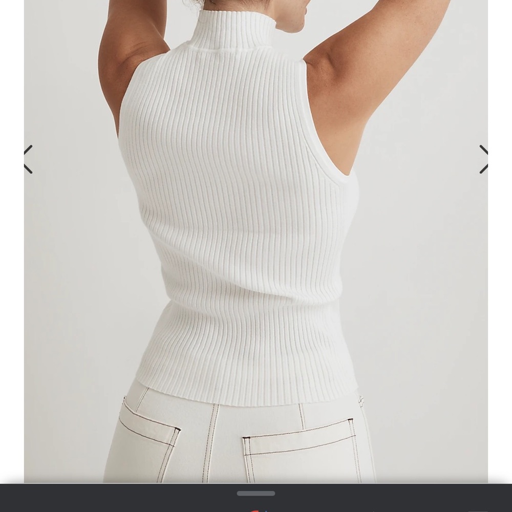 NWT Madewell The Signature Knit Mockneck
Sweater Tank Size Xs - Picture 2 of 4